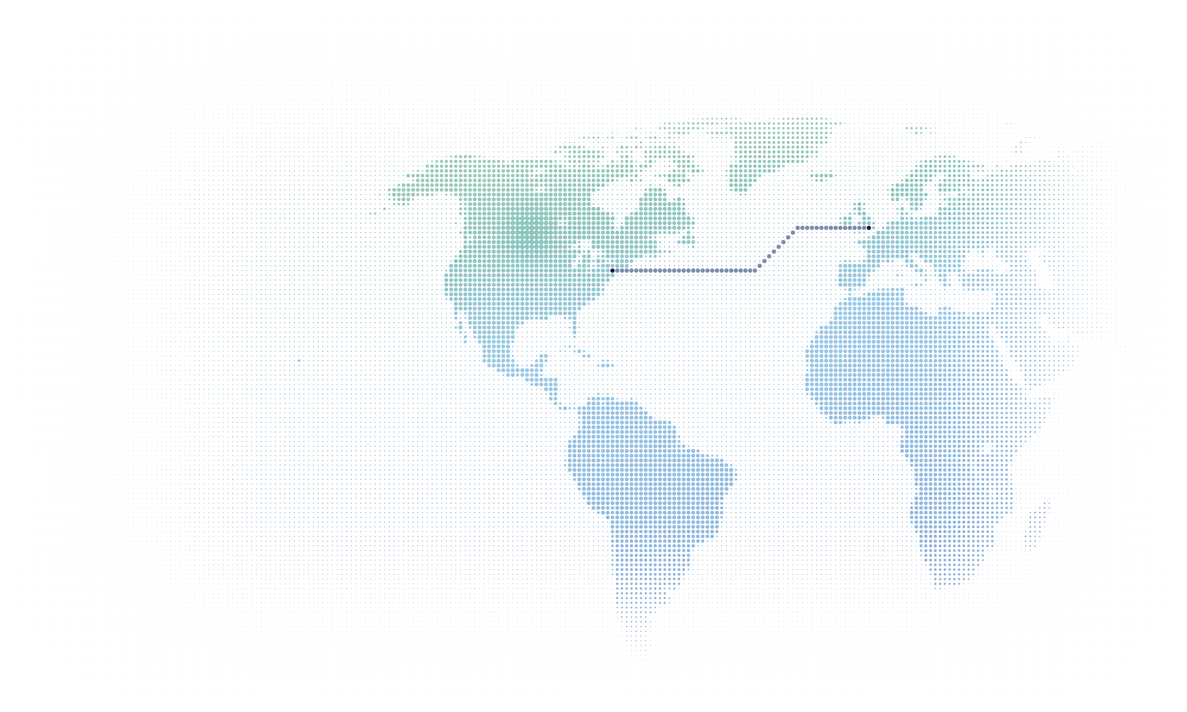 Decorative world map texture for global coverage visualization
