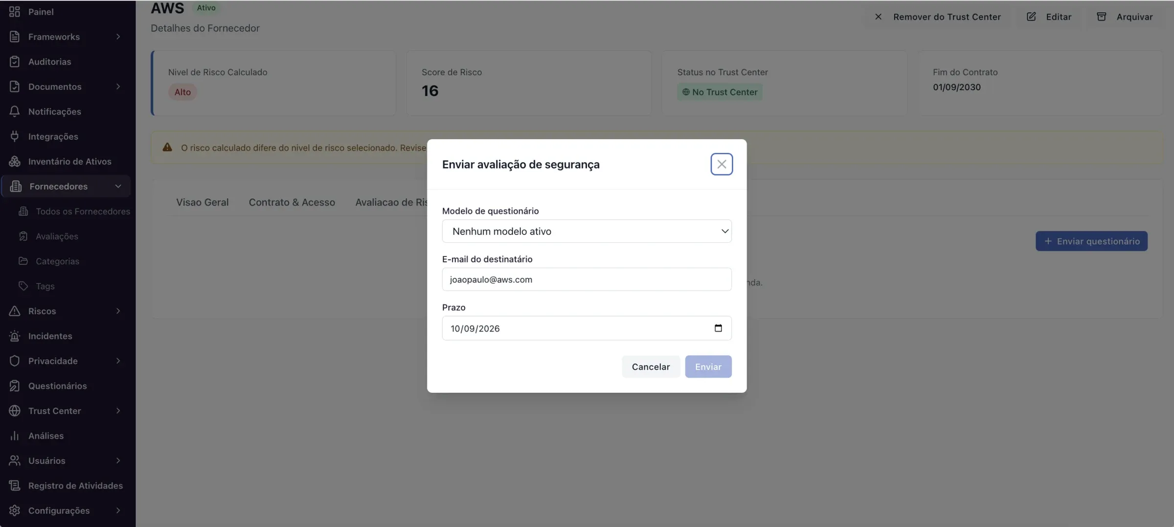 Fornecedores – Guia para o fornecedor: como responder a avaliação