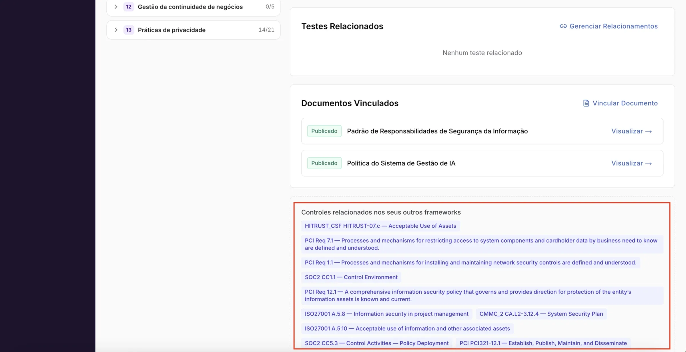 Frameworks – HITRUST: o que a plataforma cobre