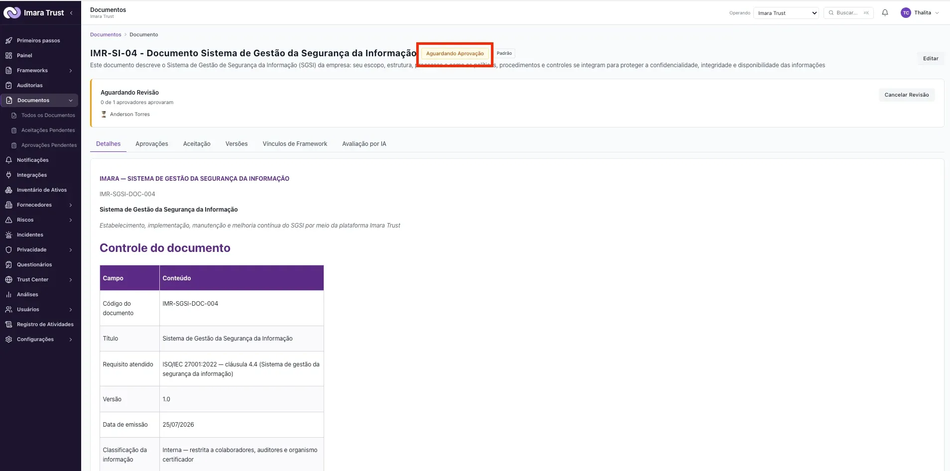 Member Hub – Como ler e aceitar uma política