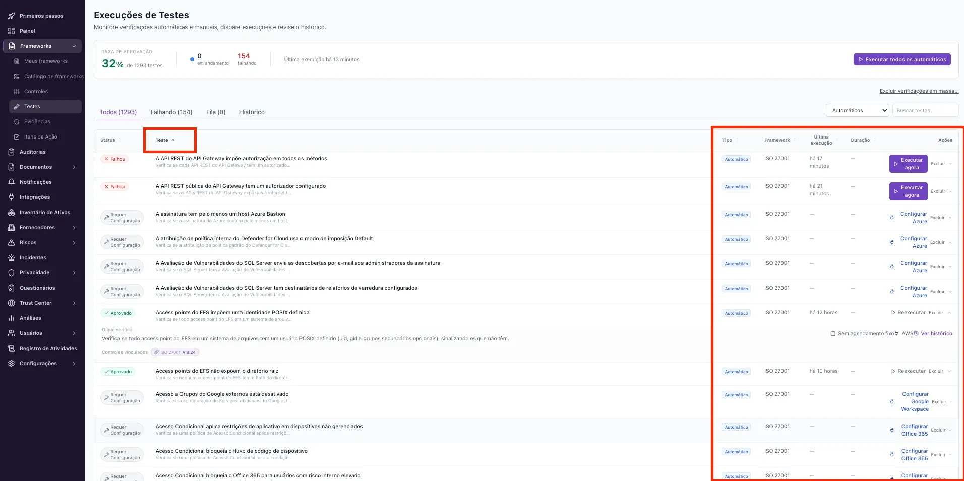 Integrações – Diagnóstico: integração conectada mas sem dados