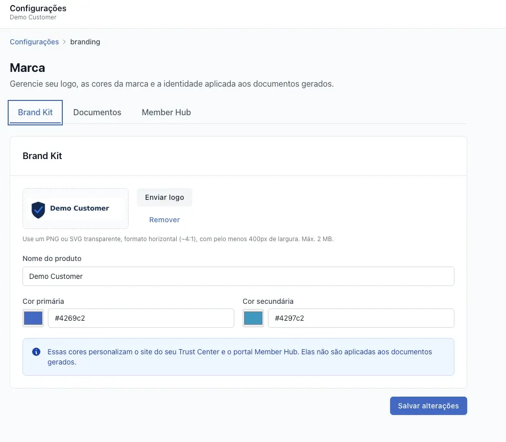 Primeiros Passos – Etapa 7: aplicar a identidade visual da empresa