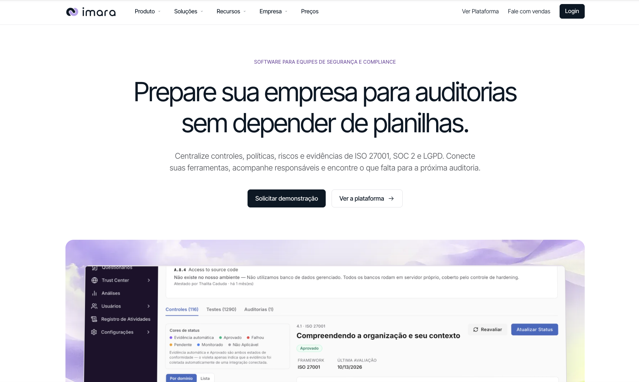 novo site da imara