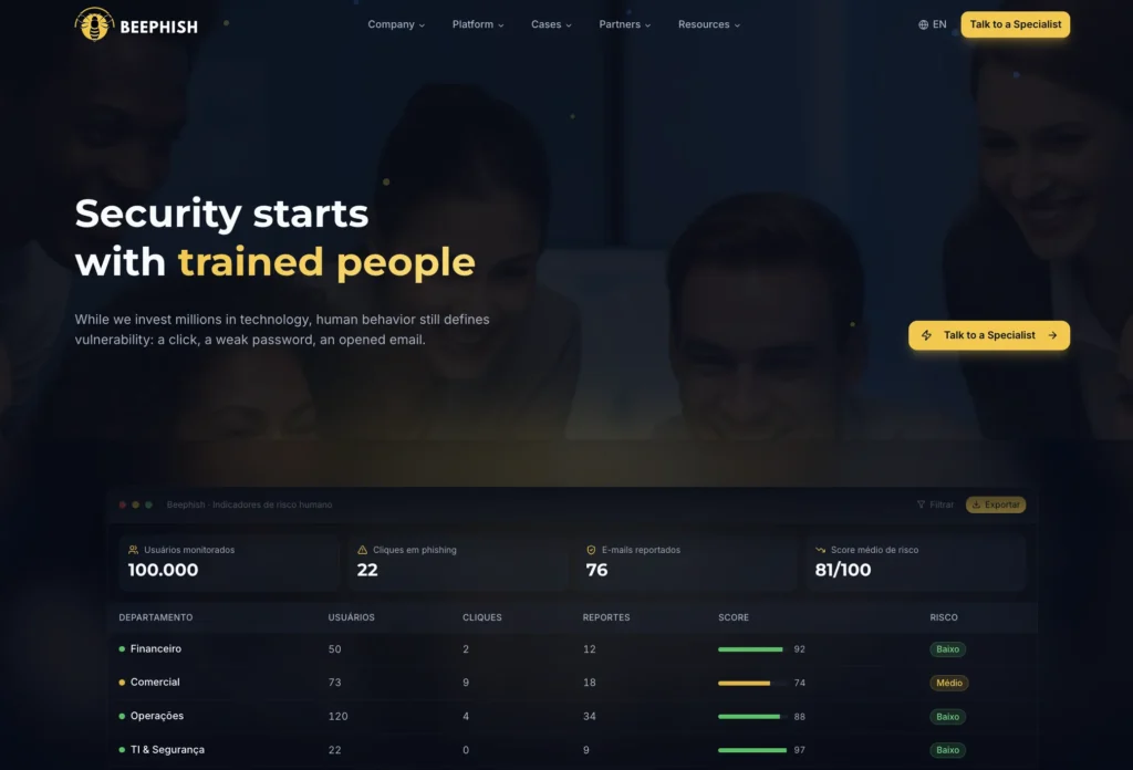 Beephish utiliza a Imara Trust como plataforma de conformidade para alcançar ISO27001