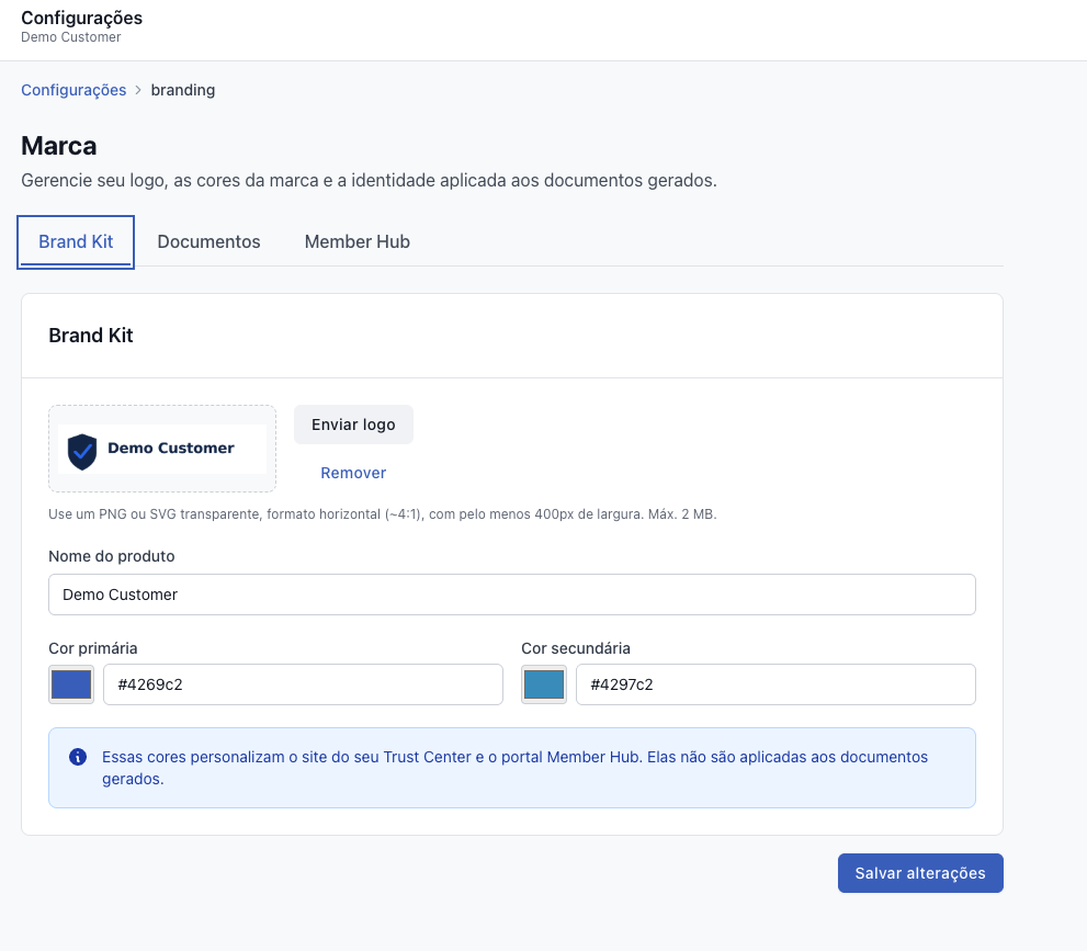 Primeiros Passos – Etapa 7: aplicar a identidade visual da empresa