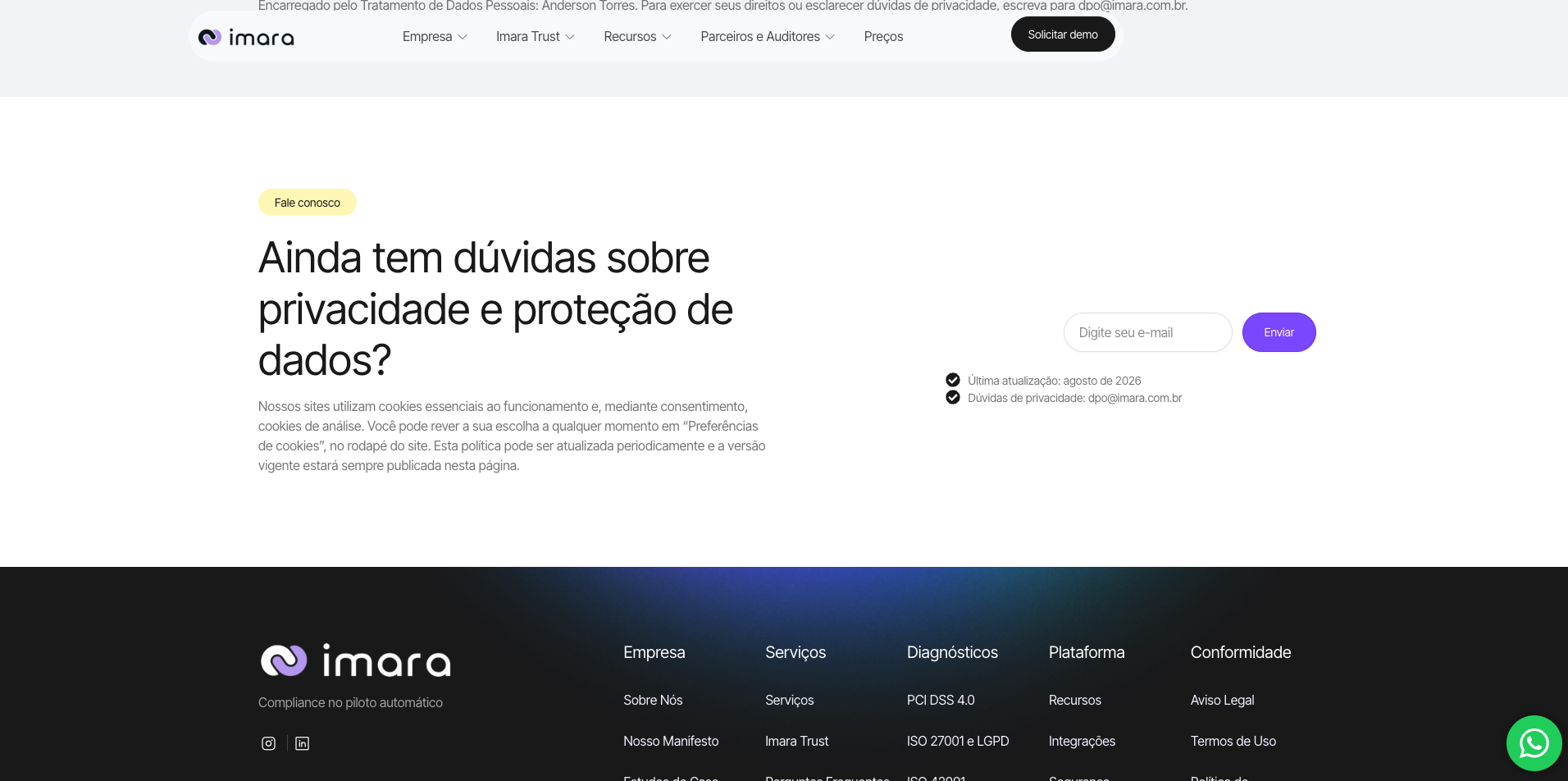 Privacidade – Guia para o titular: como abrir e acompanhar um pedido