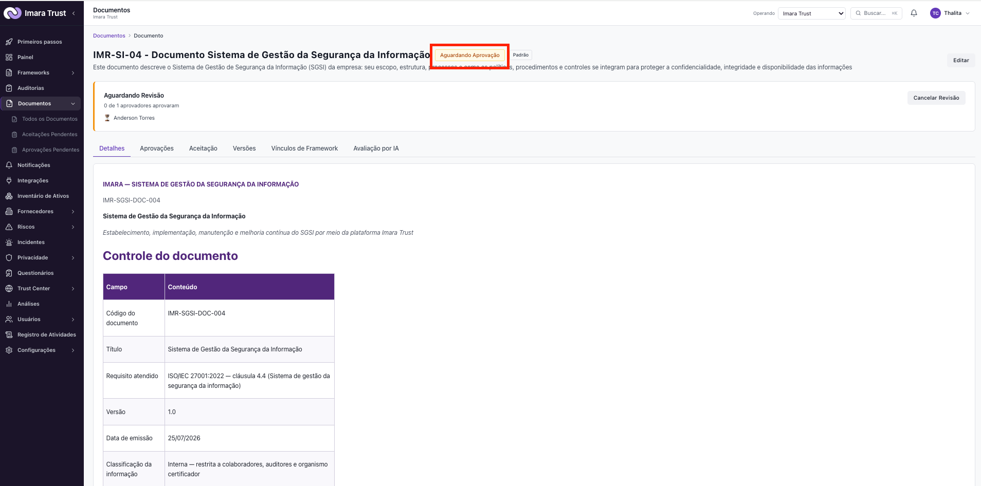 Member Hub – Como ler e aceitar uma política