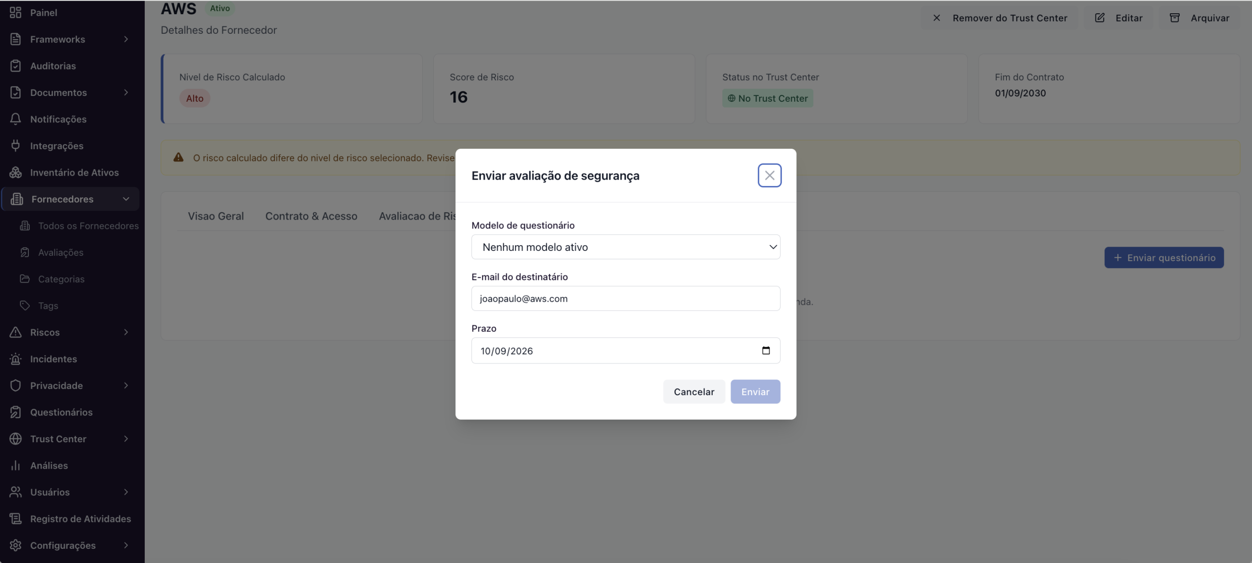 Fornecedores – Guia para o fornecedor: como responder a avaliação